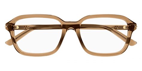 Gucci GG1446O 004 Eyeglasses in Brown.